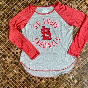 Alyssa Milano touch St. Louis Cardinals long length sleeve jersey